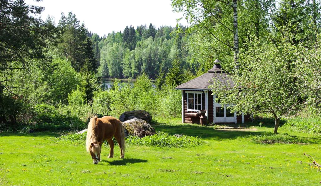 Accommodation in Finnish Lakeland farm.